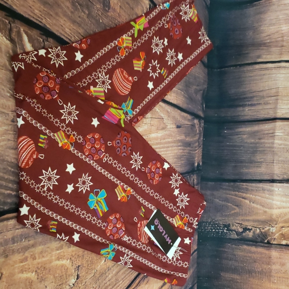 Extra Curvy MyLala Leggings Sleigh Ride New